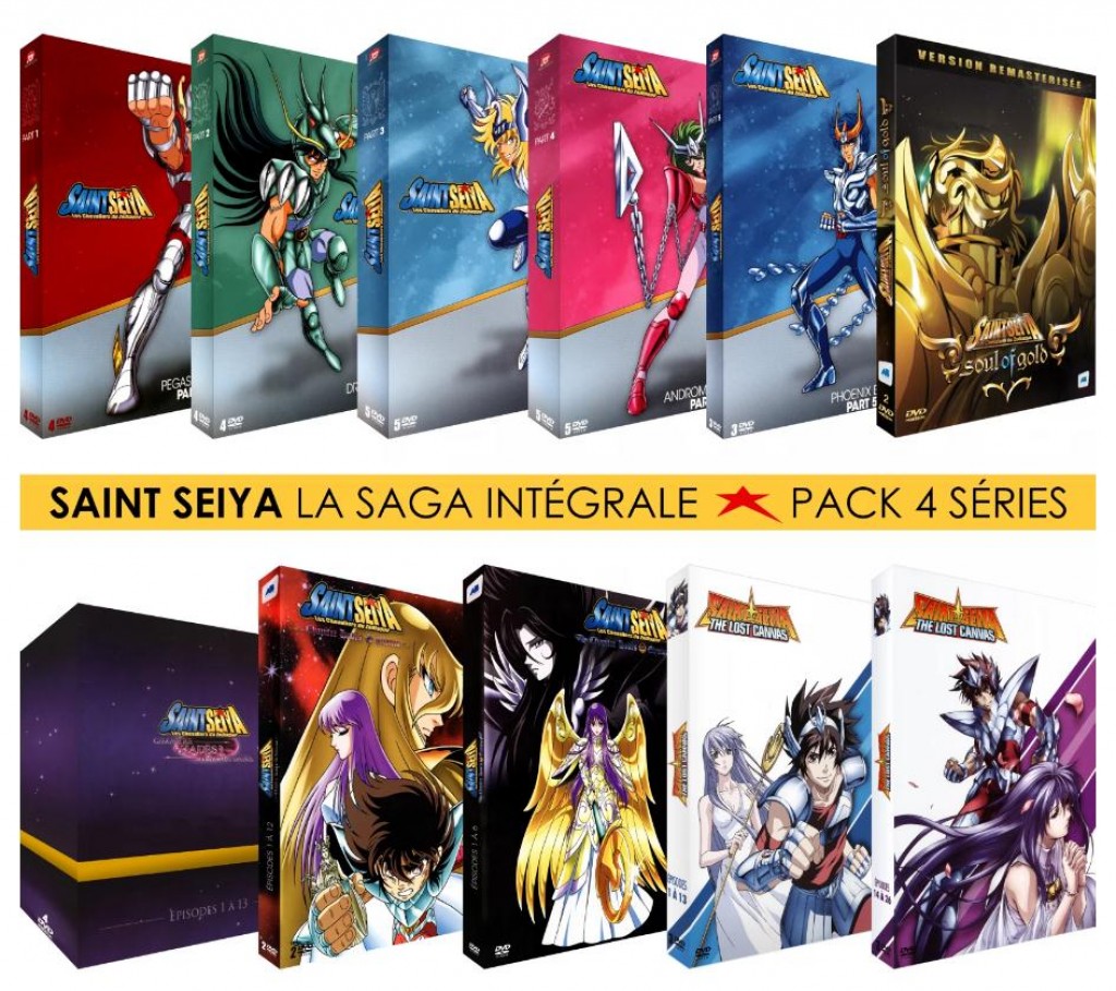 Coffret DVD - Saint Seiya INTEGRALE - Packs 11 Coffrets
